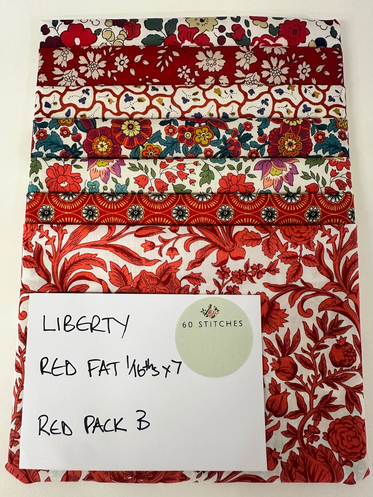 Liberty Red Fat 1/16s - Pack B