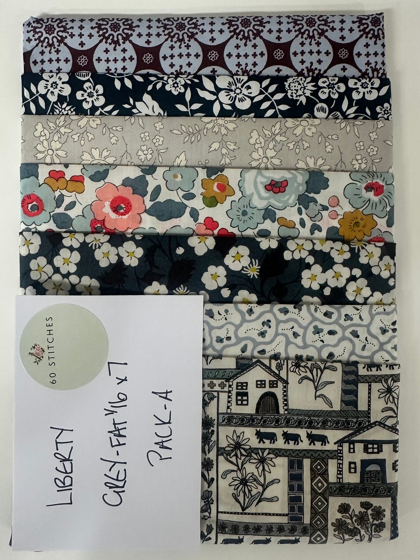 Liberty Grey Fat 1/16s - Pack A