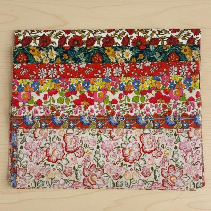 Liberty Tana Lawn - Fat 1/16 x 8 pack - Red
