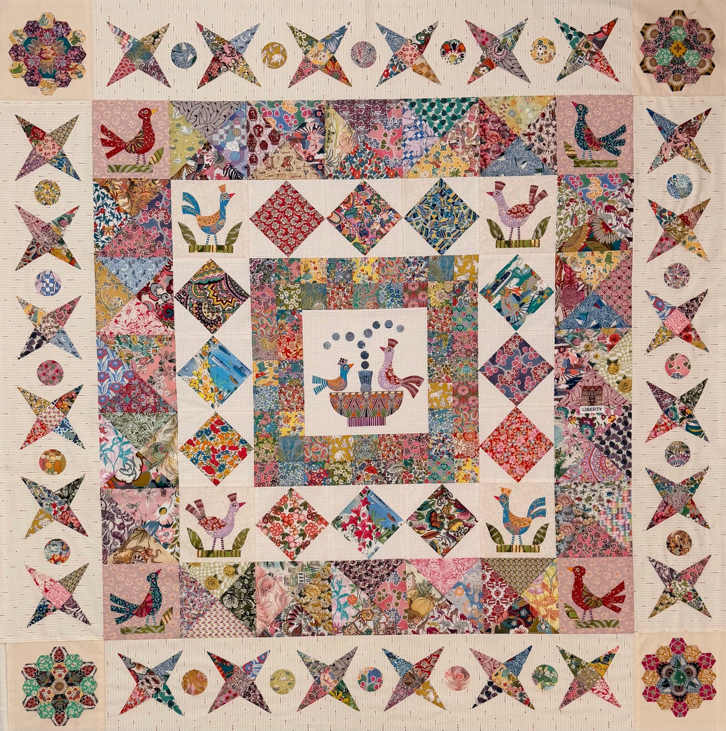 Birdsong - Block of the Month 2026 - $50 deposit/holding fee