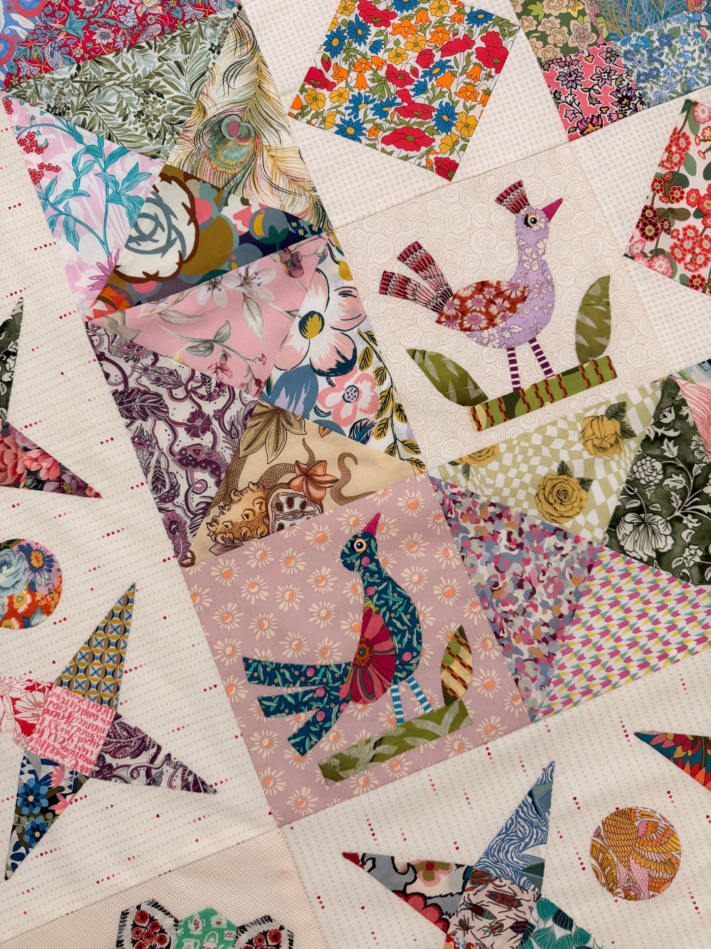 Birdsong - Block of the Month 2026 - $50 deposit/holding fee