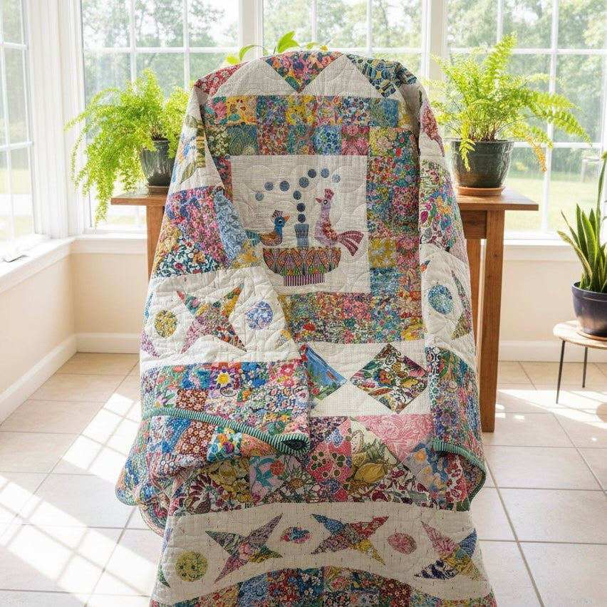 Birdsong - Block of the Month 2026 - $50 deposit/holding fee