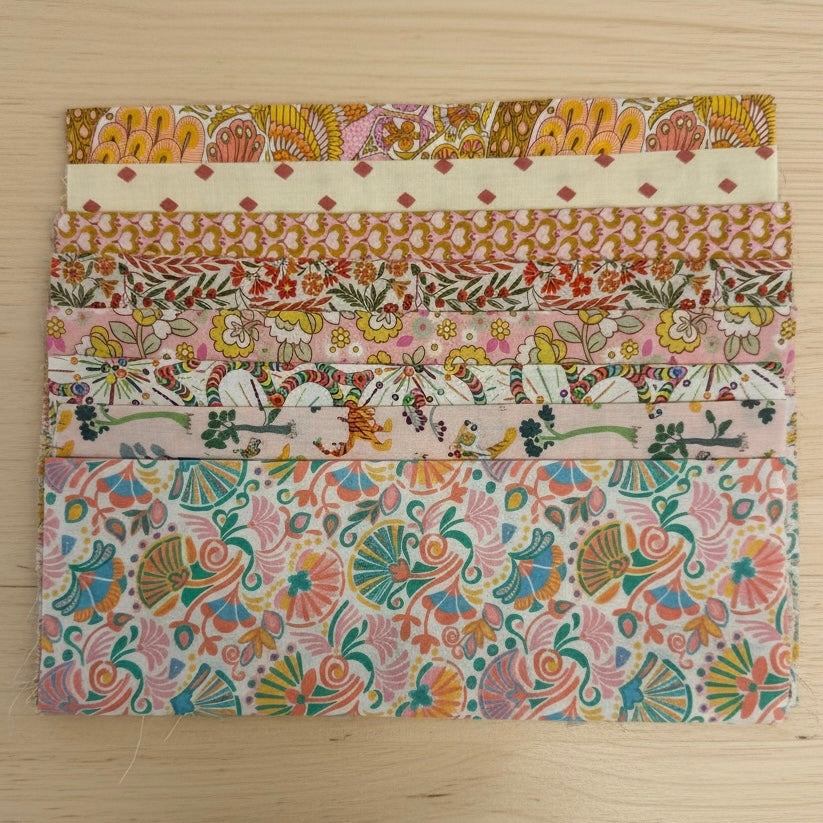 Liberty Tana Lawn - Fat 1/16 x 8 pack - Orange