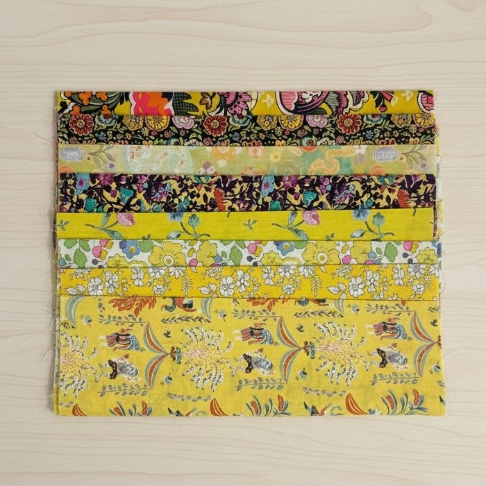 Liberty Tana Lawn - Fat 1/16 x 8 pack - Yummy Yellows